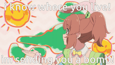 Girl Saying I Know Where You Live GIF