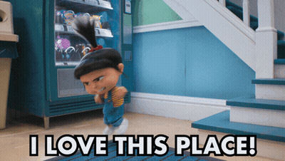 Girl Saying I Love This Place GIF