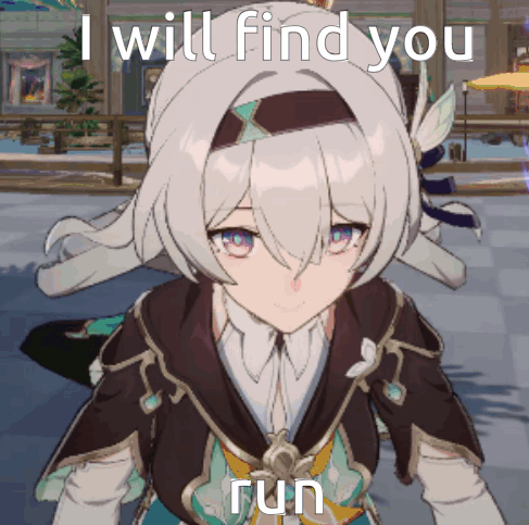 Girl Saying I Will Find You Fun GIF