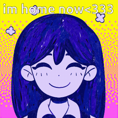 Girl Saying Im Home Now <333 GIF