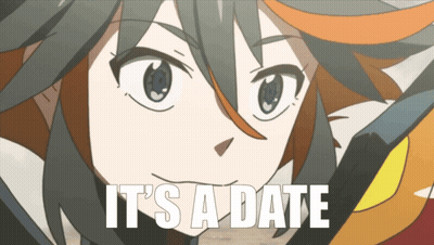 Girl Saying It's A Date GIF