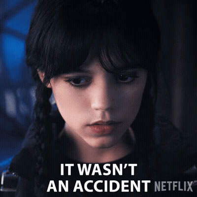 Girl Saying It Wasn't An Accident Netflix GIF