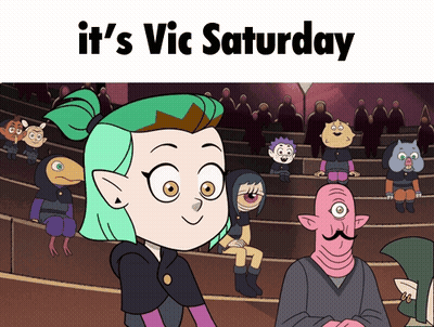 Girl Saying Its Vic Saturday GIF