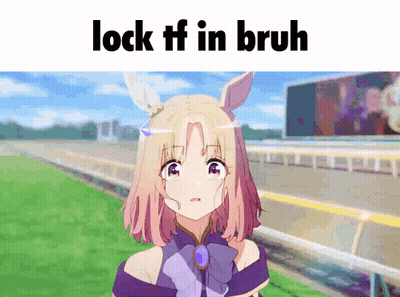Girl Saying Lock FF In Bruh GIF