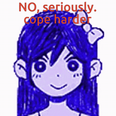 Girl Saying No Seriously Cope Harder GIF