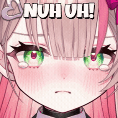 Girl Saying Nuh Uh GIF