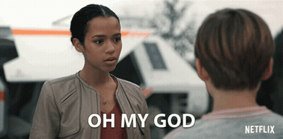 Girl Saying Oh My God GIF