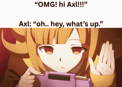 Girl Saying Omg Hi Axl !!! GIF