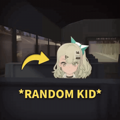 Girl Saying Random Kid GIF
