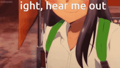 Girl Saying Right Hear Me Out GIF