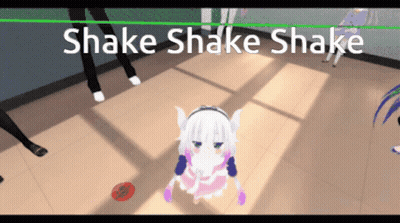 Girl Saying Shake Shake Shake GIF