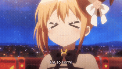 Girl Saying Sorry Cartoon GIF