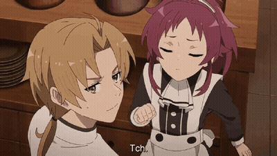 Girl Saying Tch Beside Boy GIF