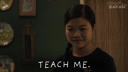 Girl Saying Teach Me Black Holes Movie GIF