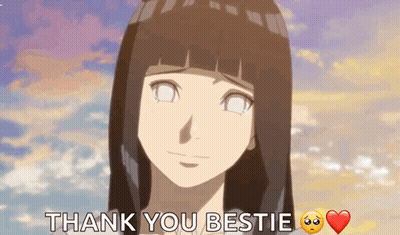 Girl Saying Thank You Bestie GIF