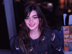 Girl Saying That's A Good One GIF
