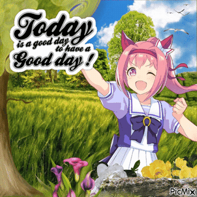 Girl Saying Today Is A Good Day To Have A Good Day GIF