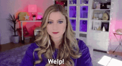 Girl Saying Welp In Video GIF