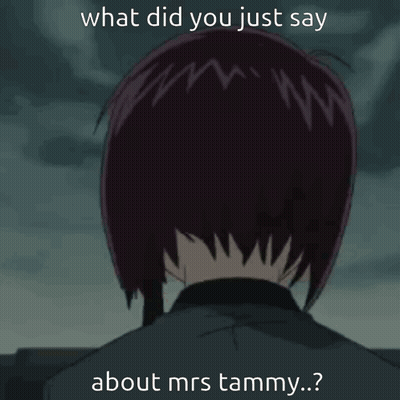 Girl Saying What Did You Just Say About Mrs Tammy GIF