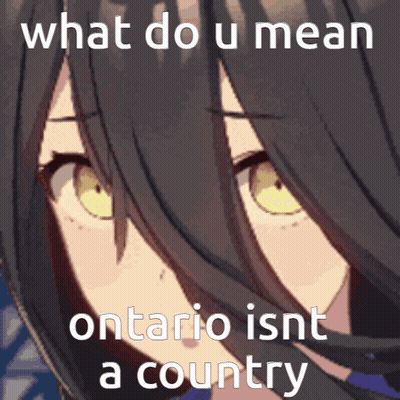 Girl Saying What Do U Mean Ontario Isnt A Country GIF