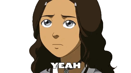 Girl Saying Yeah Sticker
