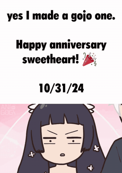 Girl Saying Yes I Made A Gojo GIF