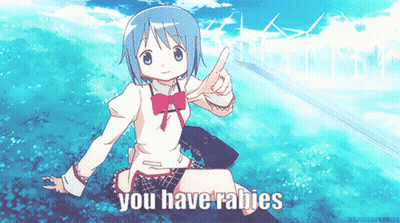 Girl Saying You Have Rabies GIF