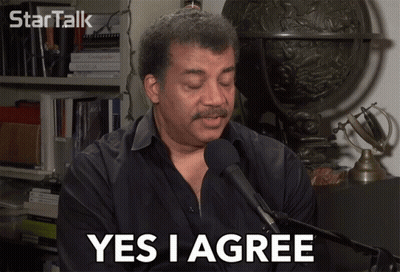 Girl Says I'm Not Cool In Front Of Man And Stuffed Animal GIF