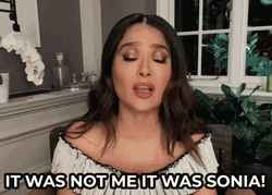 Girl Says It Wasn't Me It Was Sonia GIF