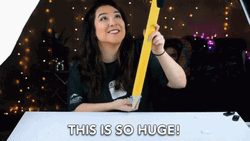 Girl Says This Is So Huge Pencil GIF