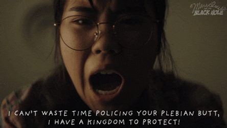 Girl Screaming Black Holes Movie GIF