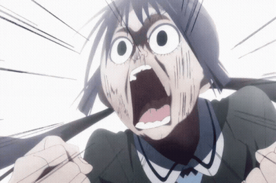 Girl Screaming With Mouth Wide Open GIF