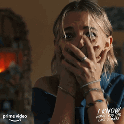 Girl Shocked In Terror GIF