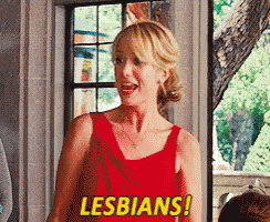 Girl Shouting Lesbians GIF