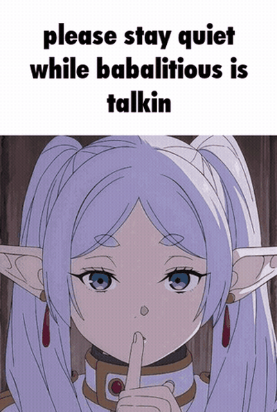 Girl Shushing Stay Quiet While Babalitious Talkin GIF