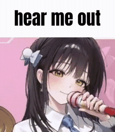 Girl Singing Into Microphone Hear Me Out GIF