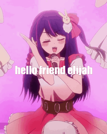 Girl Singing Into Microphone Hello Friend Elijah GIF