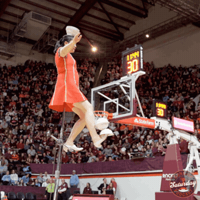 Girl Singing Into Microphone Virginia Tech GIF