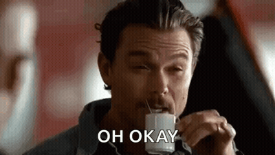 Girl Sitting At Table Saying Can't Draw GIF