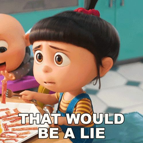 Girl Sitting At Table With Food GIF