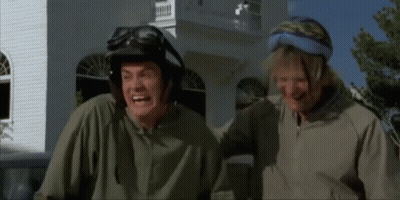 Girl Sitting With Smiley And Gnome Idea GIF