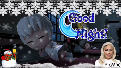Girl Sleeping Good Night GIF