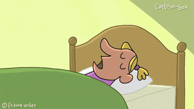 Girl Sleeping In Bed GIF