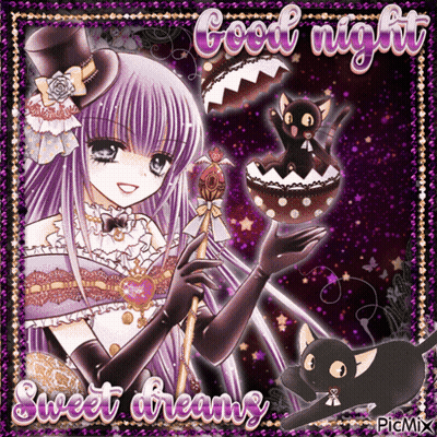 Girl Sleeping In Bed With Stuffed Animal Saying Good Night GIF