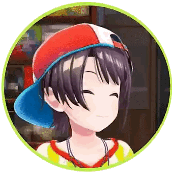 Girl Smiling In Red, White And Blue Cap Sticker