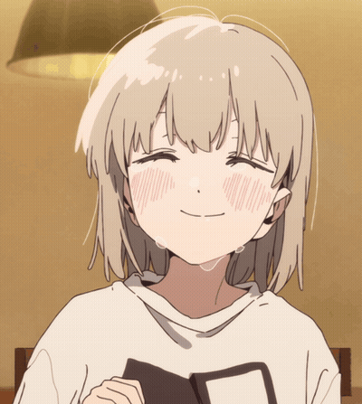 Girl Smiling With Tears Running Down Face GIF