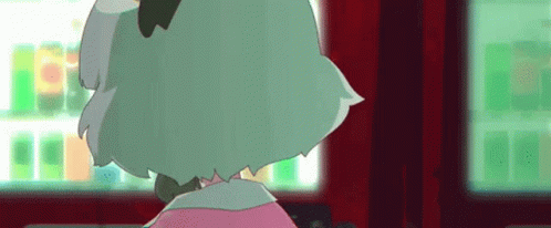 Girl Standing In Front Of Vending Machine GIF