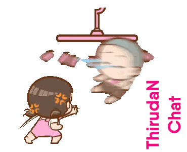 Girl Standing Next To Cat Saying Chat Sticker