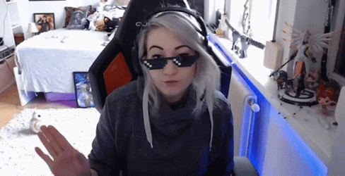 Girl Streamer Thug Life Dance GIF