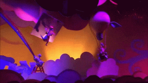 Girl Surrounded By Cartoon Characters Says Bestfriends GIF